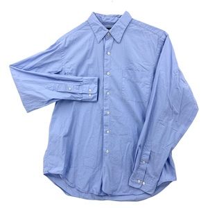 LAUREN RALPH LAUREN Shirt Blue Long Sleeve Button Down